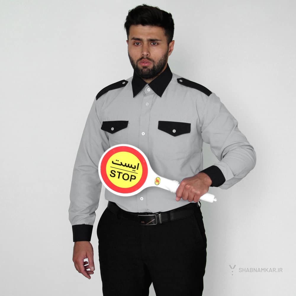 پیراهن نگهبانی و پارکبانی توسی مشکی شبنم