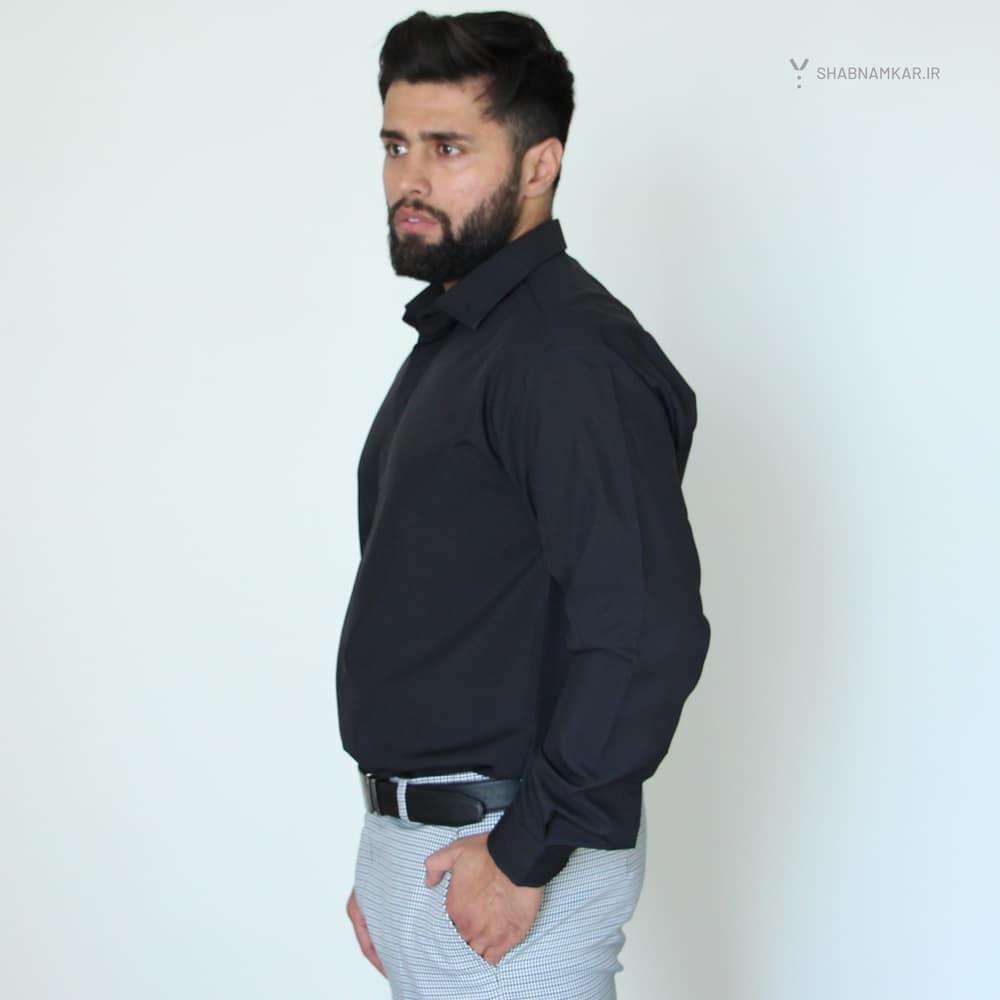 پیراهن مردانه ساده شبنم