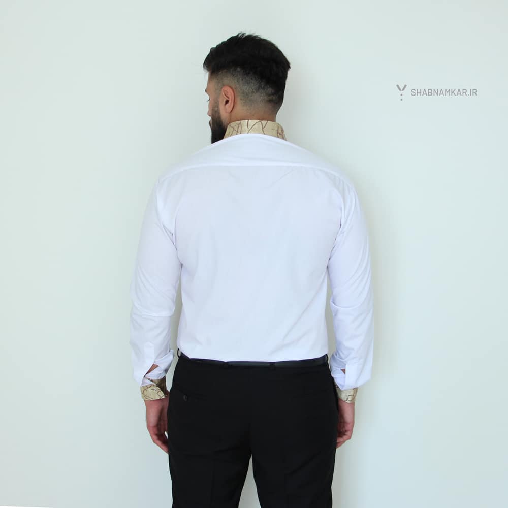 پیراهن مردانه کرواتی شبنم طلایی